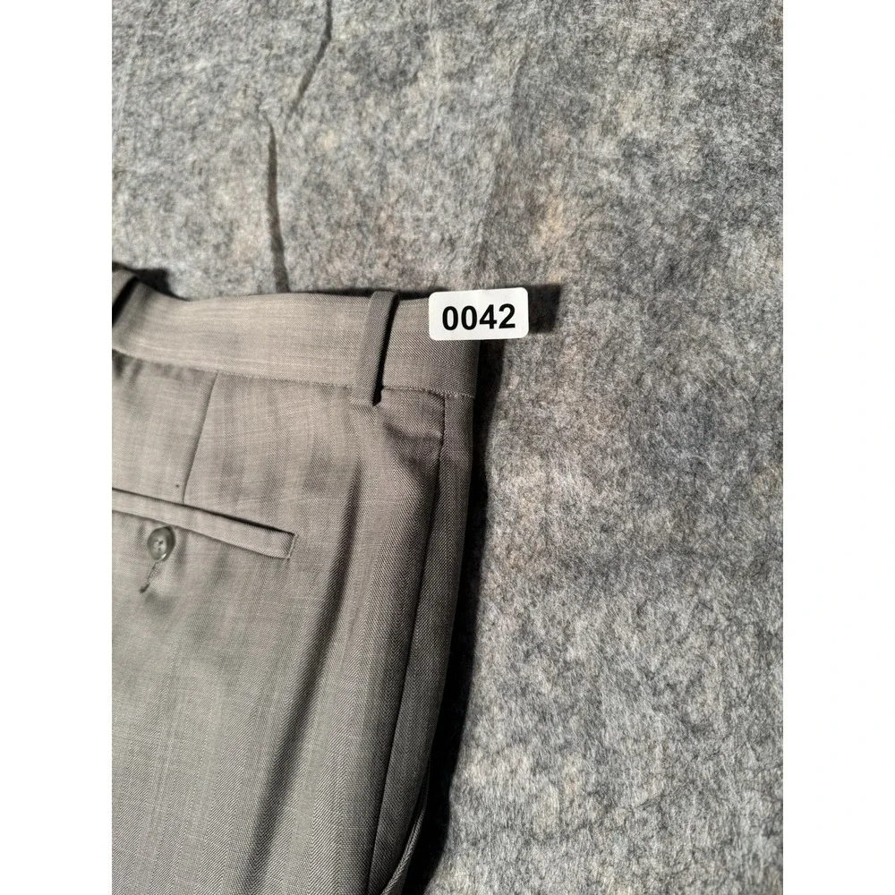 Perry Ellis Portfolio‎ Straight Dress Pants Men's Size 34/32 Gray City Pair